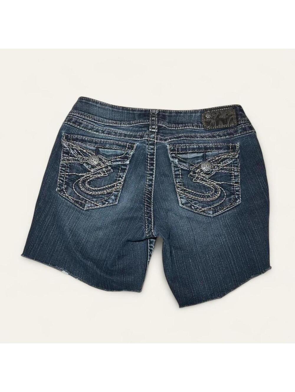 Silver Jean Shorts By Suki Surplus Size W29 x L32
